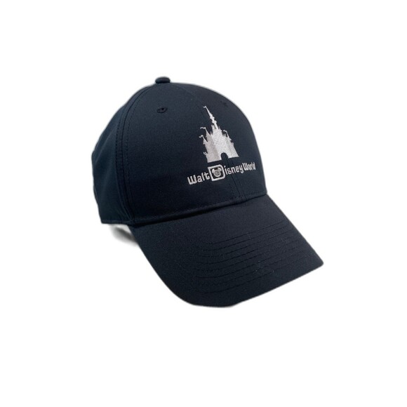 Walt Disney World  Castle Nike Dri-Fit Hat Golf Baseball Black Adult legacy 91 - Picture 1 of 8